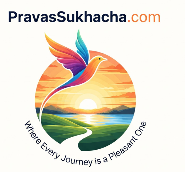 Official logo of the Pravas Sukhacha Network and Ecosystem.